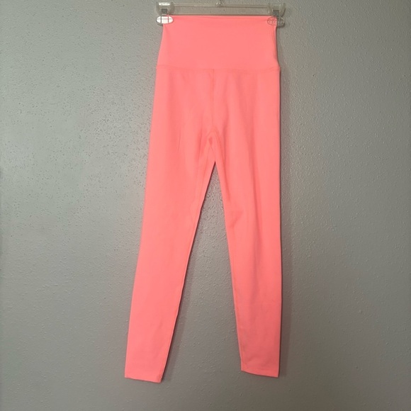 Beyond Yoga Womens Size Small Leggings Neon High Waist Orange - Picture 2 of 9